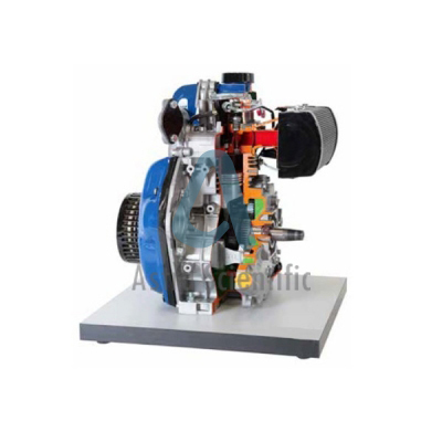 Astra Scientific Cut Model of Single Cylinder Four-Stroke Diesel Engine