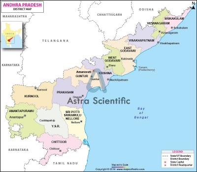 Andhra Pradesh Political Map Chart