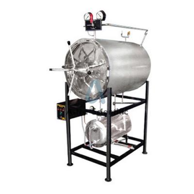 Autoclave, Horizontal, Cylindrical, Double Wall