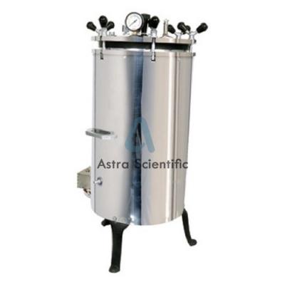 Autoclave, Vertical, Stainless Steel, Nut Locking, (Sterilizer Pressure Type)