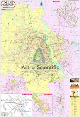 Delhi Political Map Chart